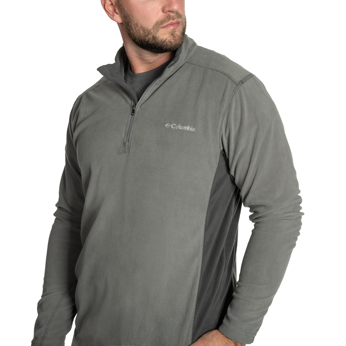 Bluză polar Columbia Klamath Range II Half Zip - Grey