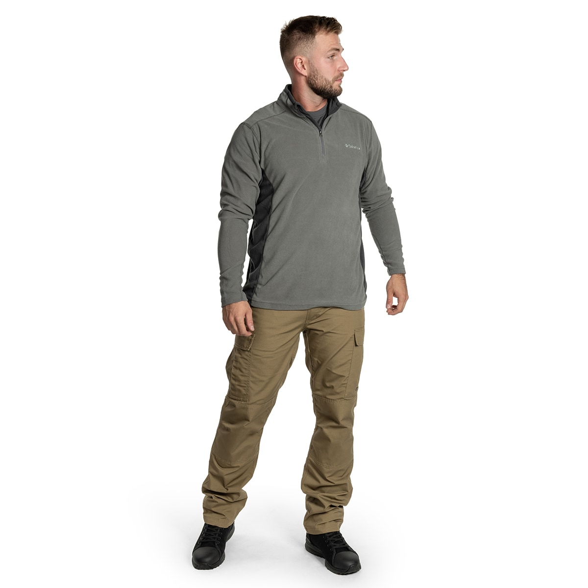 Bluză polar Columbia Klamath Range II Half Zip - Grey