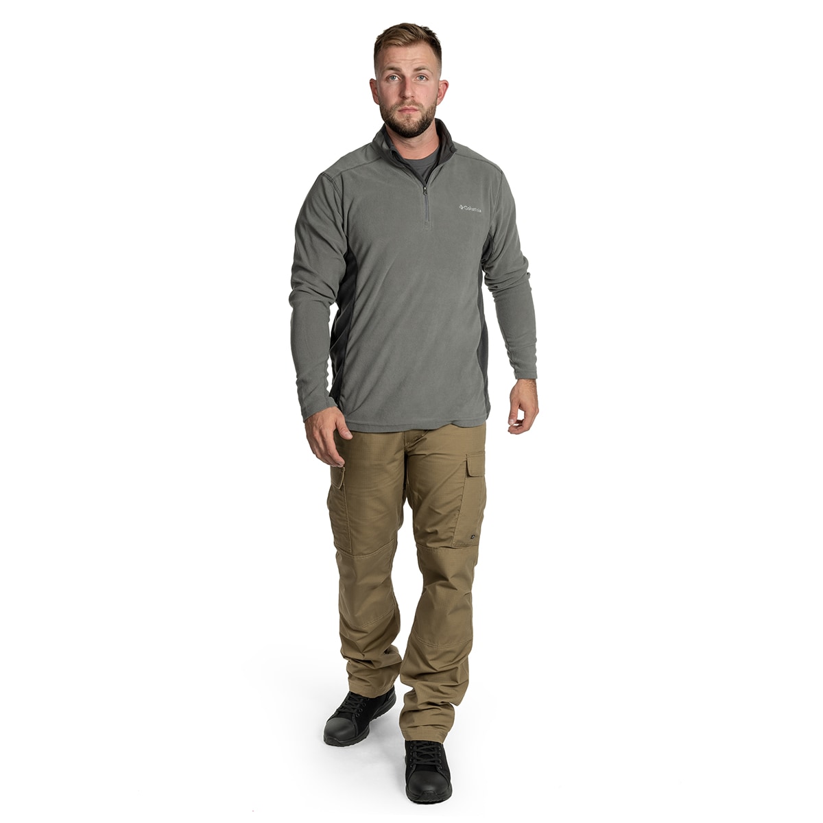 Bluză polar Columbia Klamath Range II Half Zip - Grey