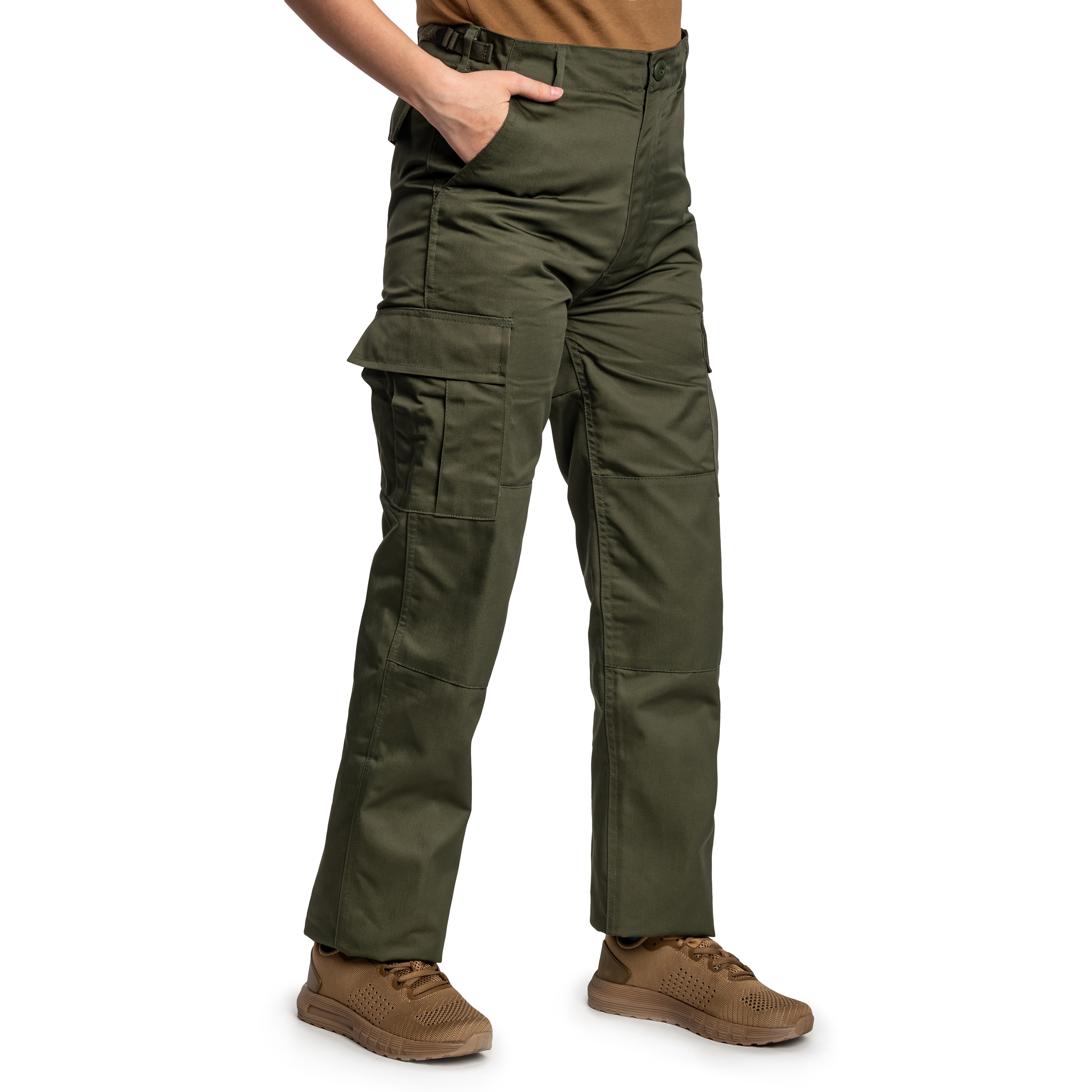 Pantaloni pentru copii Mil-Tec BDU - Olive