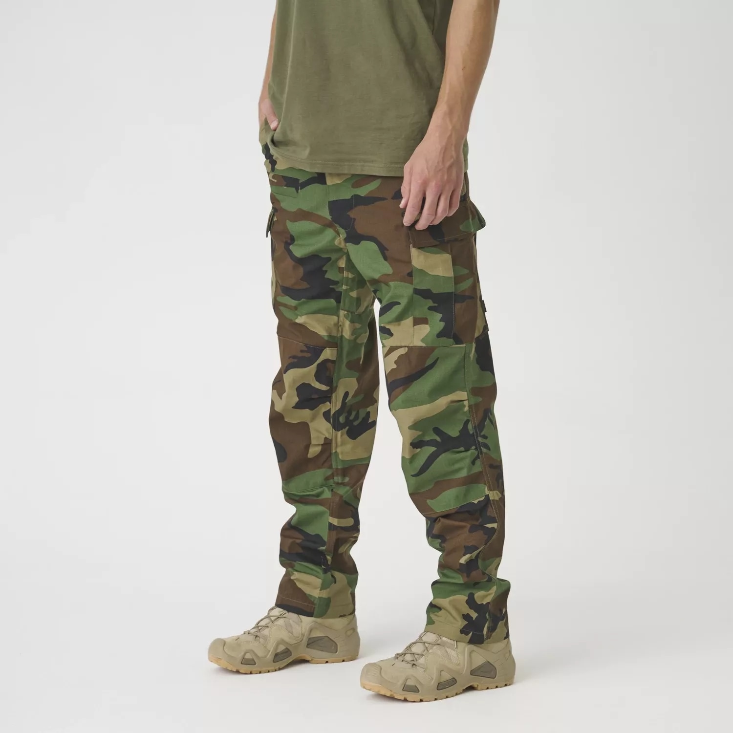 Pantaloni Helikon-Tex BDU MK2 - US Woodland
