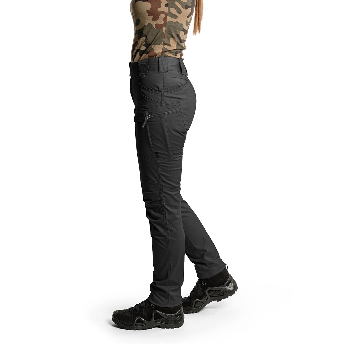 Pantaloni de damă Helikon Women's UTP Resized PolyCotton Rip-Stop - Black