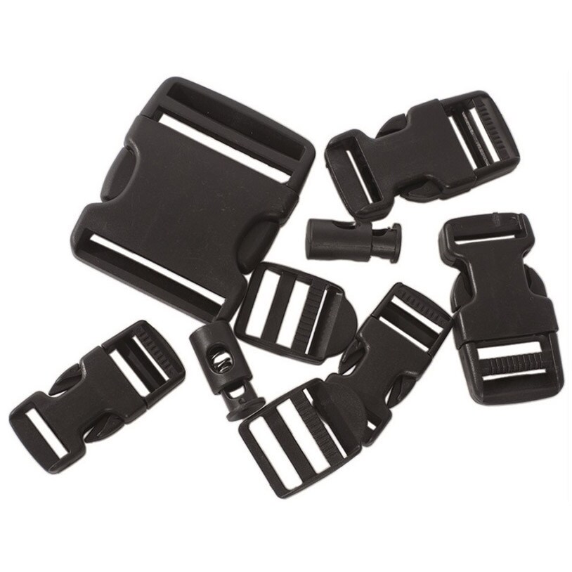 Set de catarame Mil-Tec 9 buc. - Black