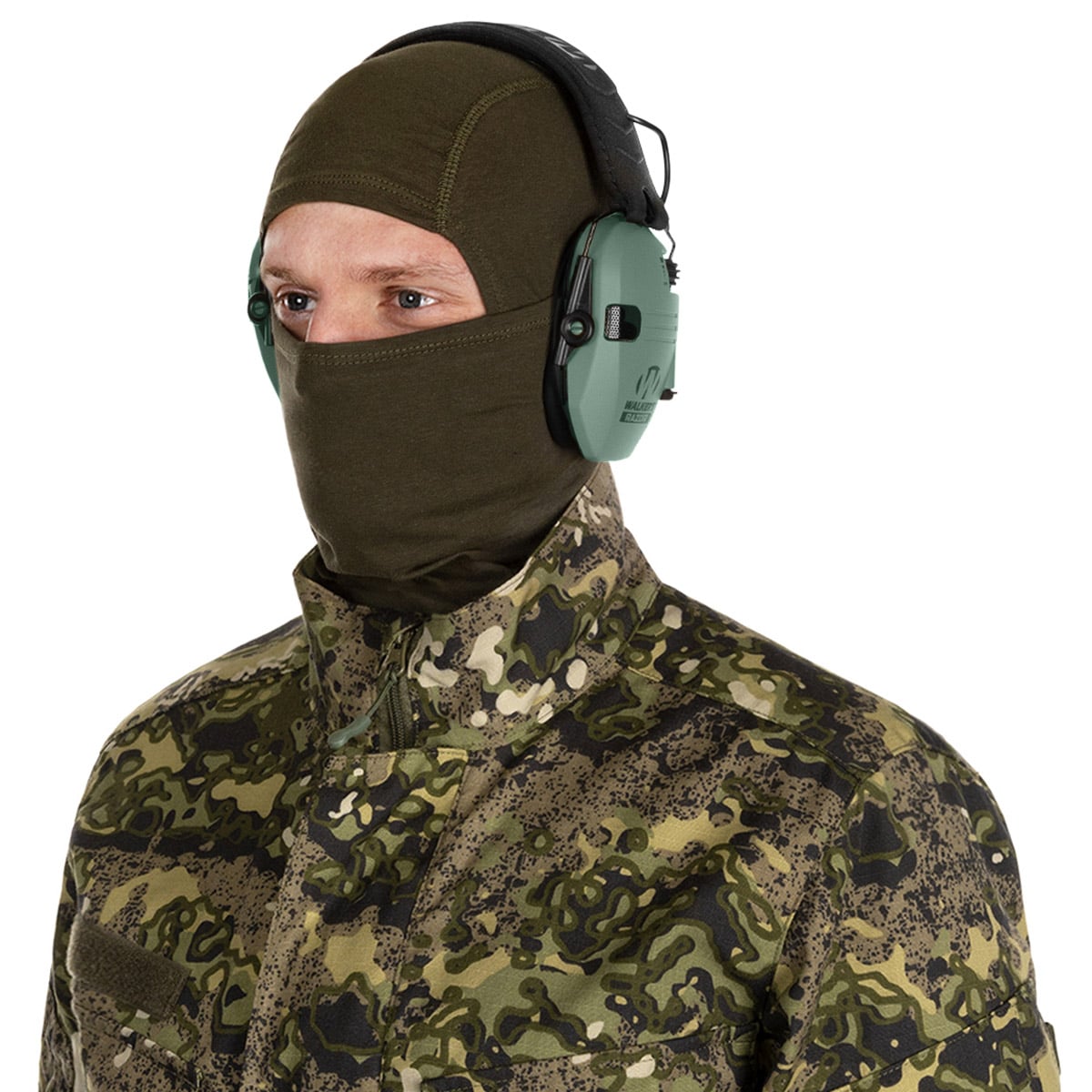 Protecție auditivă activă Walker's Razor Slim - Green