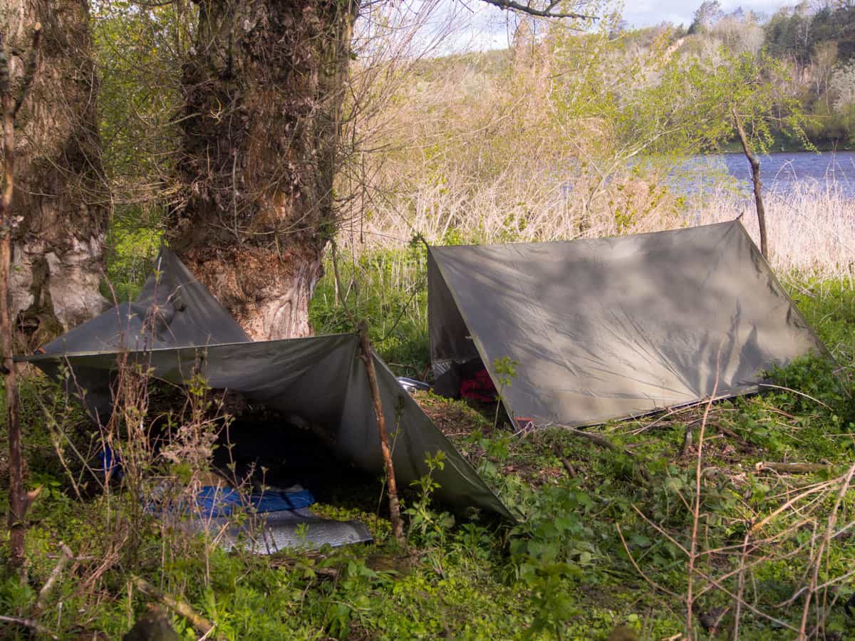 Prelată pentru camping Bushmen Thermo Tarp cu izolație termică 2 x 3