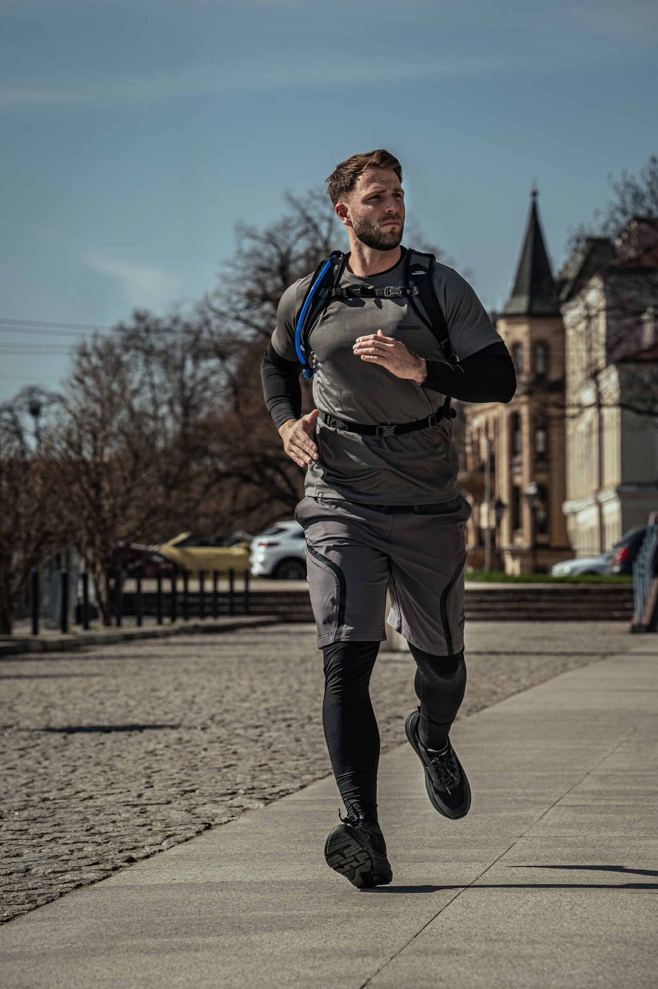 Colanți termoactivi pentru bărbați Pentagon Apollo - Black