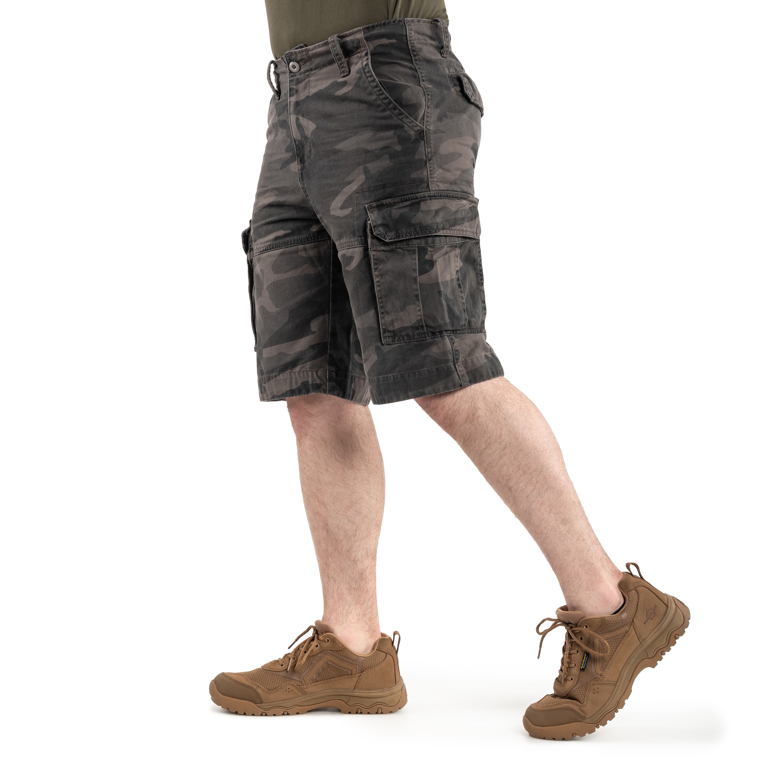 Pantaloni scurți Mil-Tec Vintage Prewash - Dark Camo