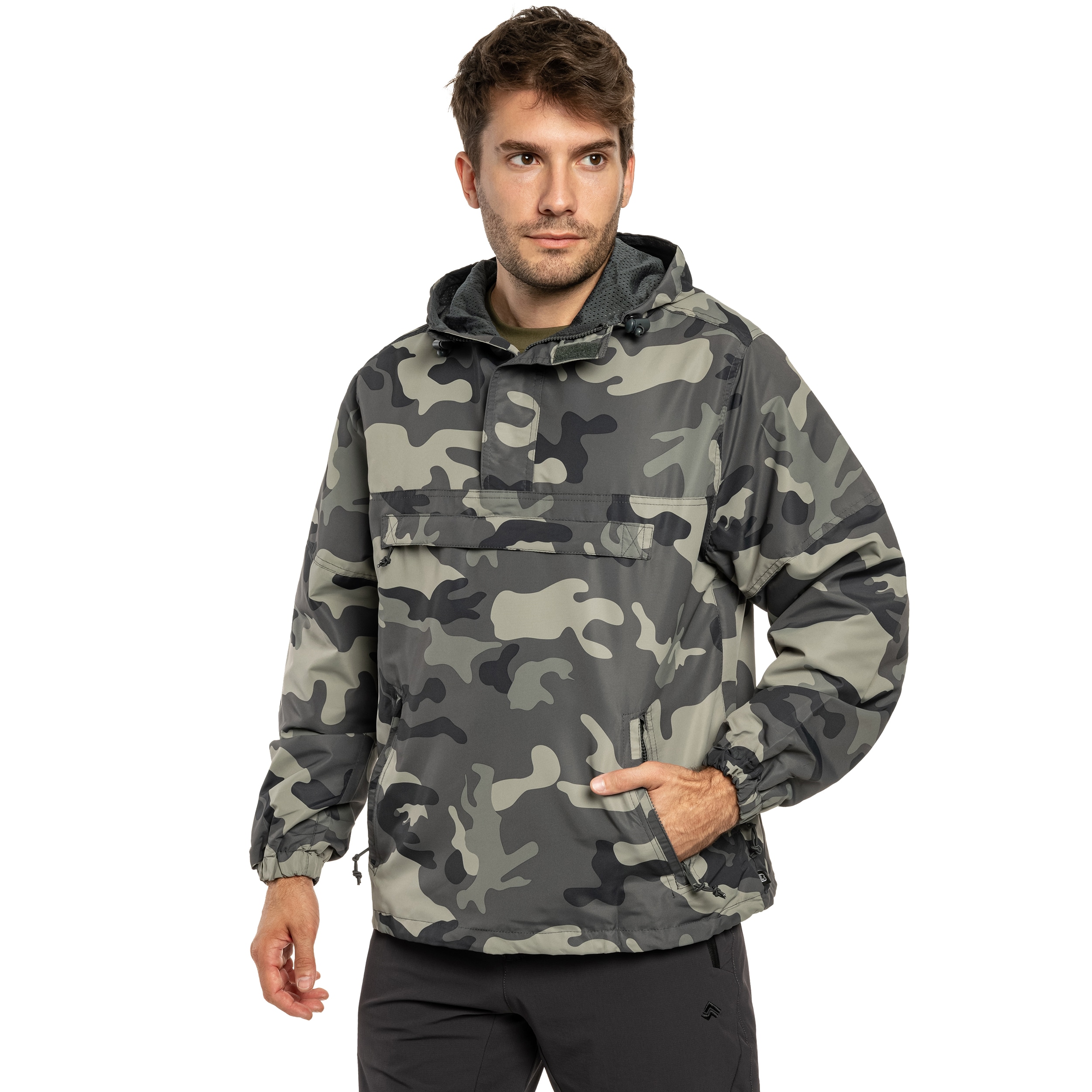 Geacă Brandit Summer Windbreaker - Grey Camo