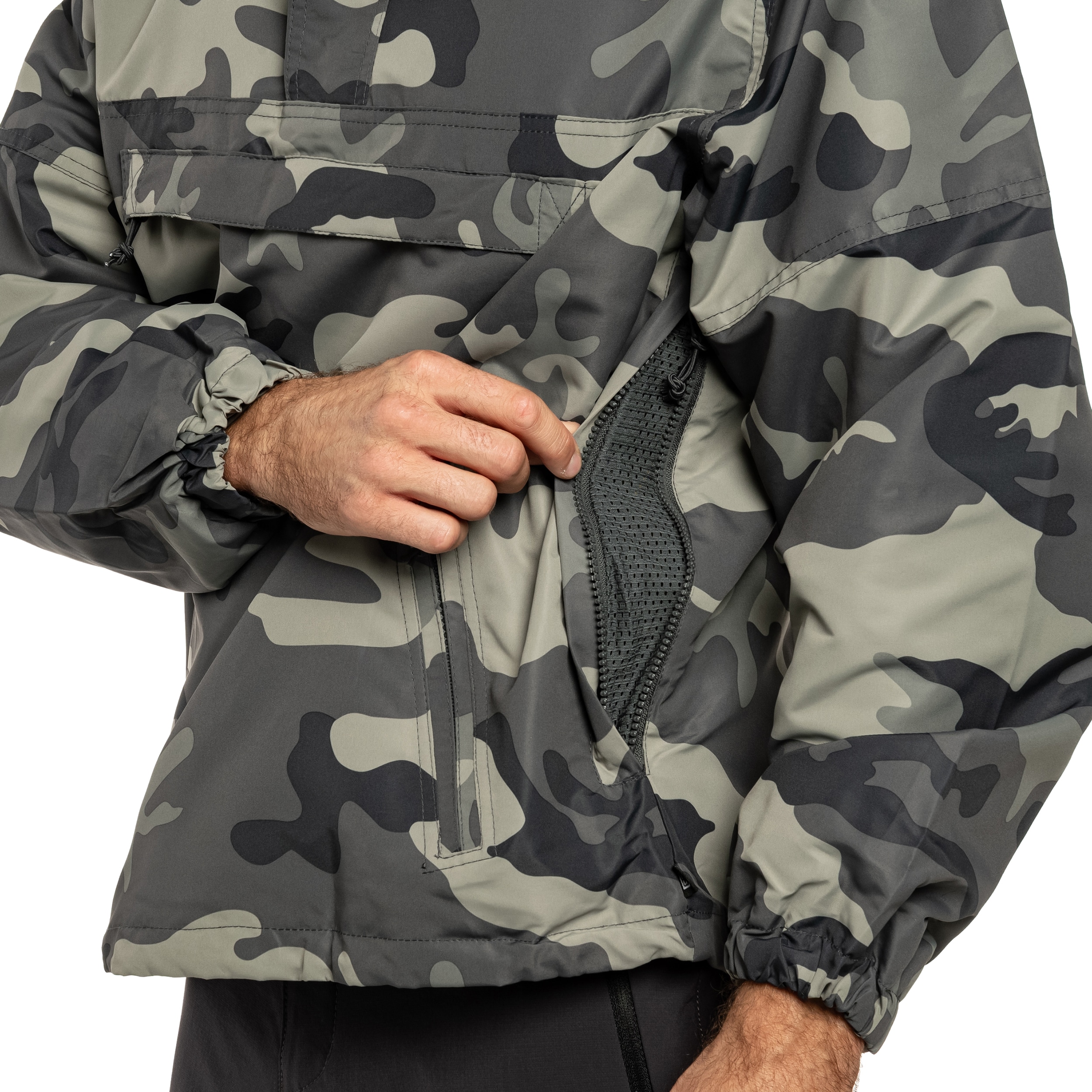 Geacă Brandit Summer Windbreaker - Grey Camo