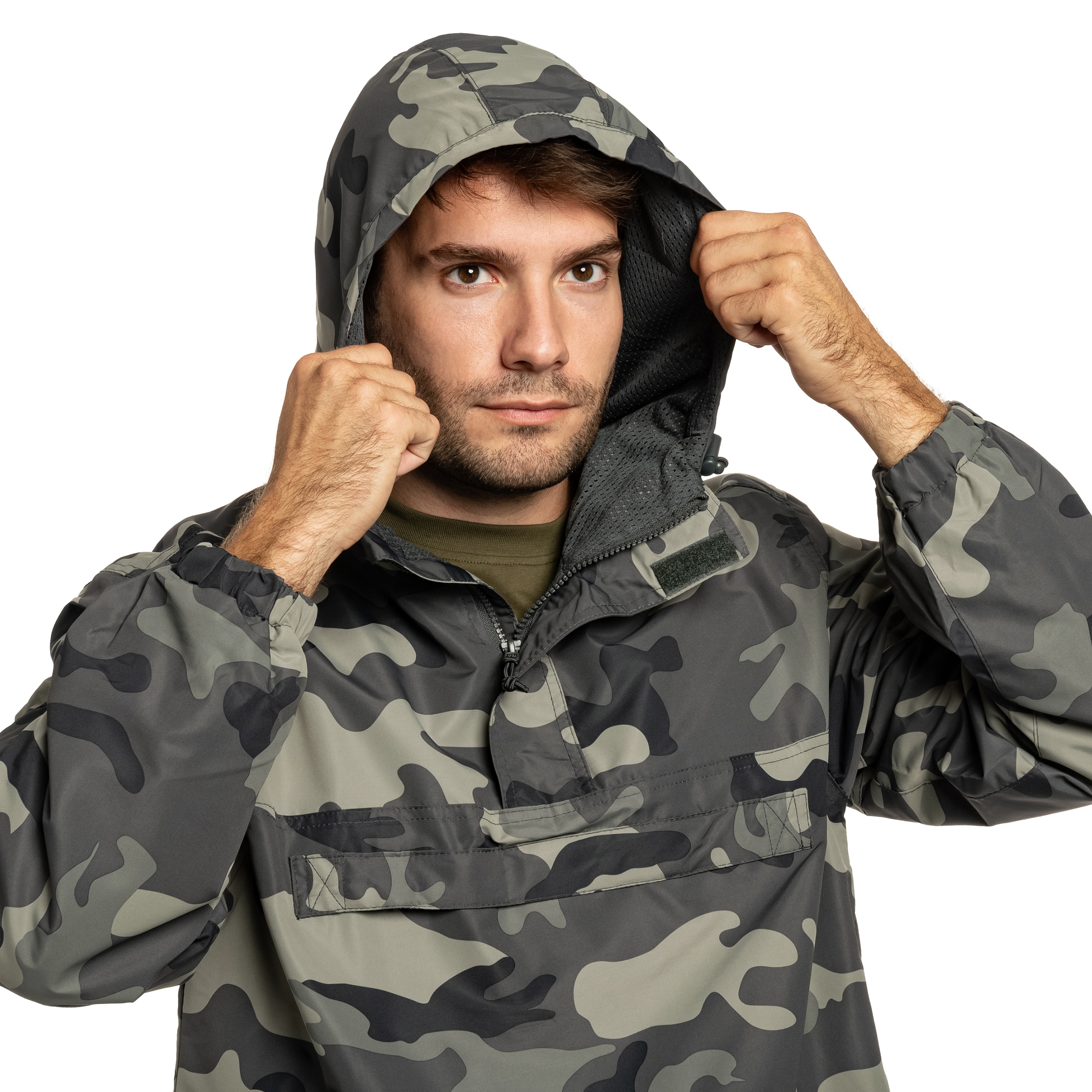 Geacă Brandit Summer Windbreaker - Grey Camo