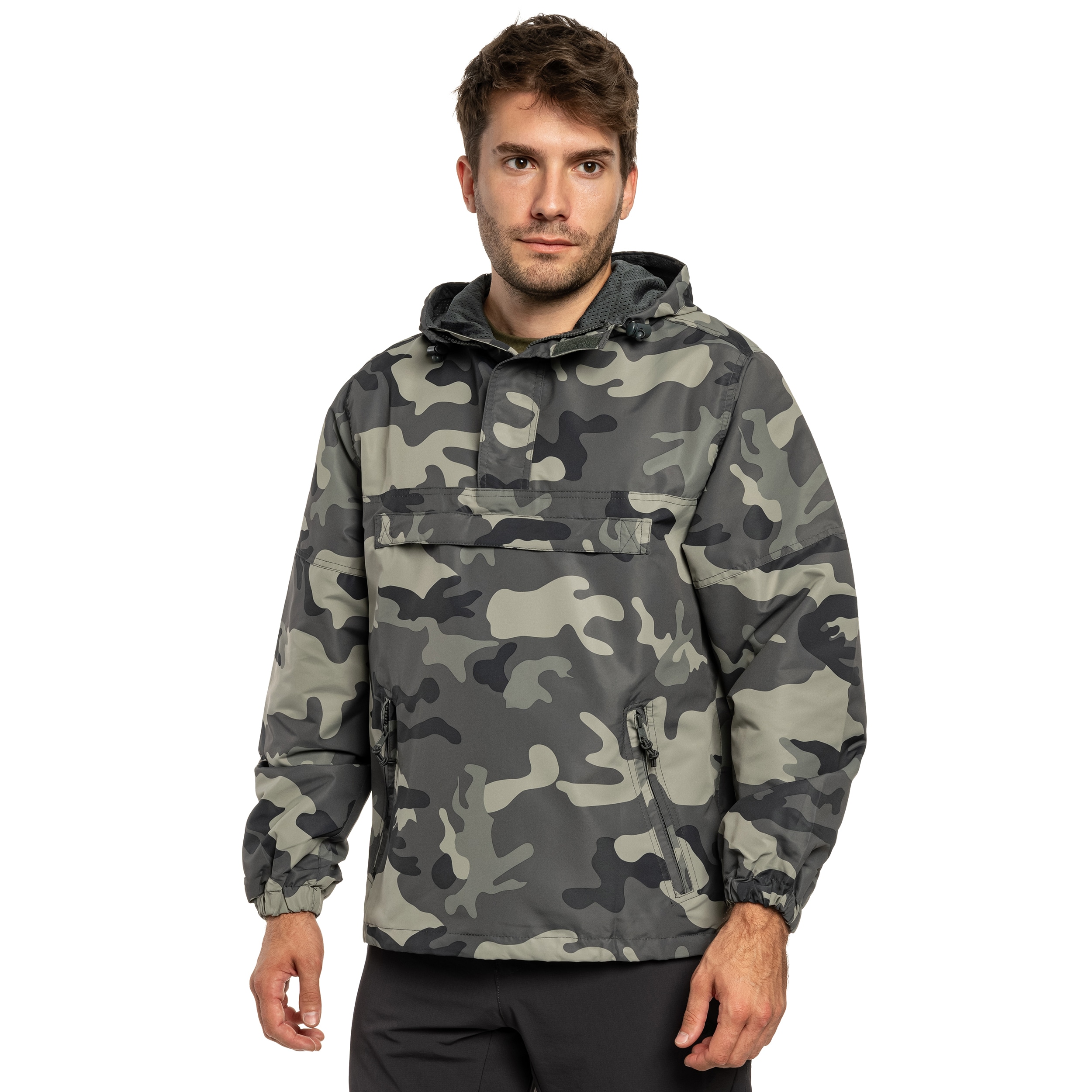 Geacă Brandit Summer Windbreaker - Grey Camo