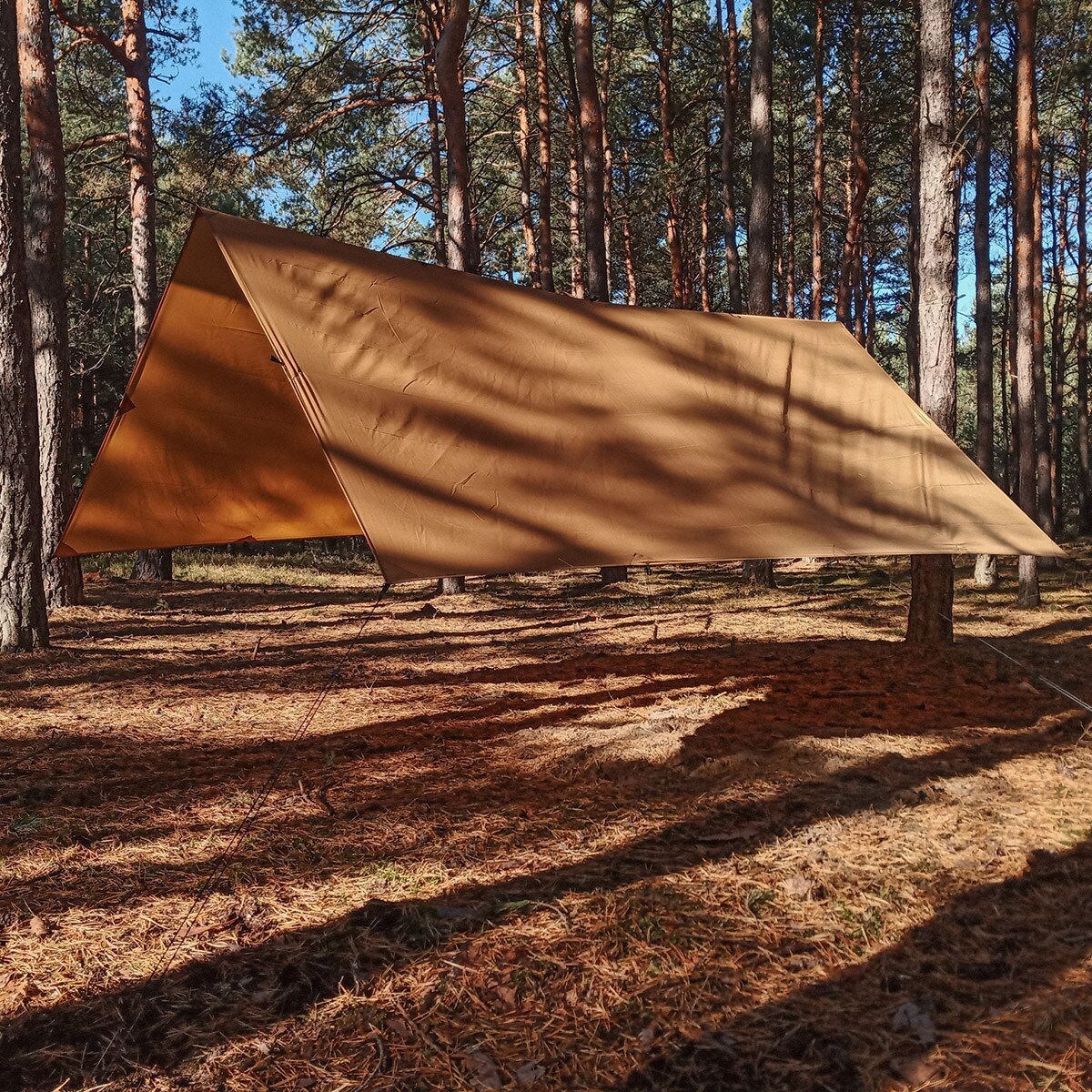 Prelată pentru camping TigerWood Tarp 3 x 4 - Coyote