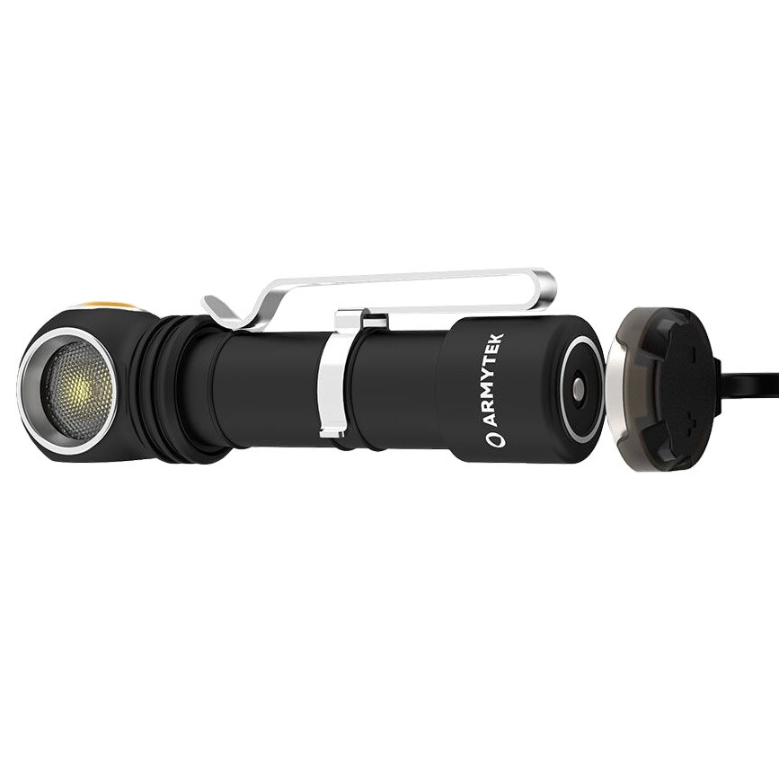 Lanternă frontală și unghiulară Armytek Wizard C2 Pro Nichia Magnet USB W - 1600 lumeni