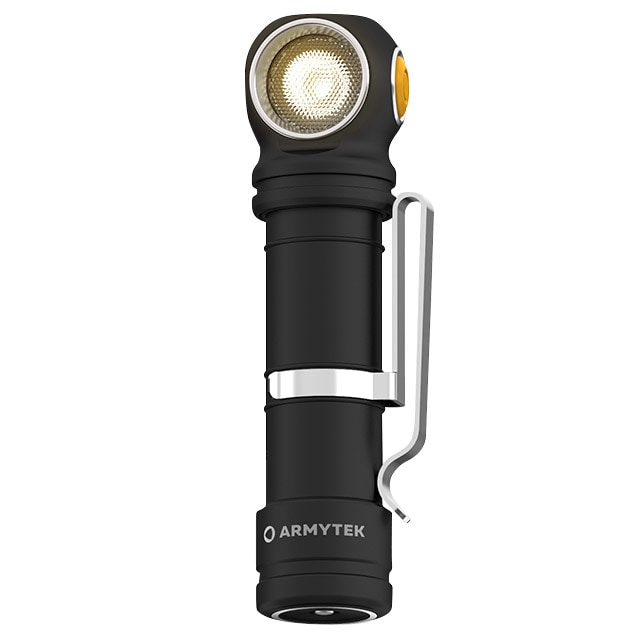 Lanternă frontală și unghiulară Armytek Wizard C2 Pro Max Magnet USB Warm - 3720 lumeni