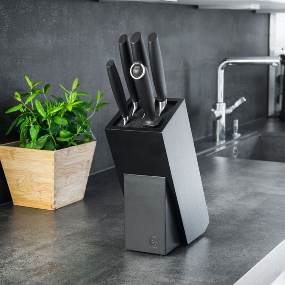 Bloc pentru cuțite Boker Gusto Wood - Black