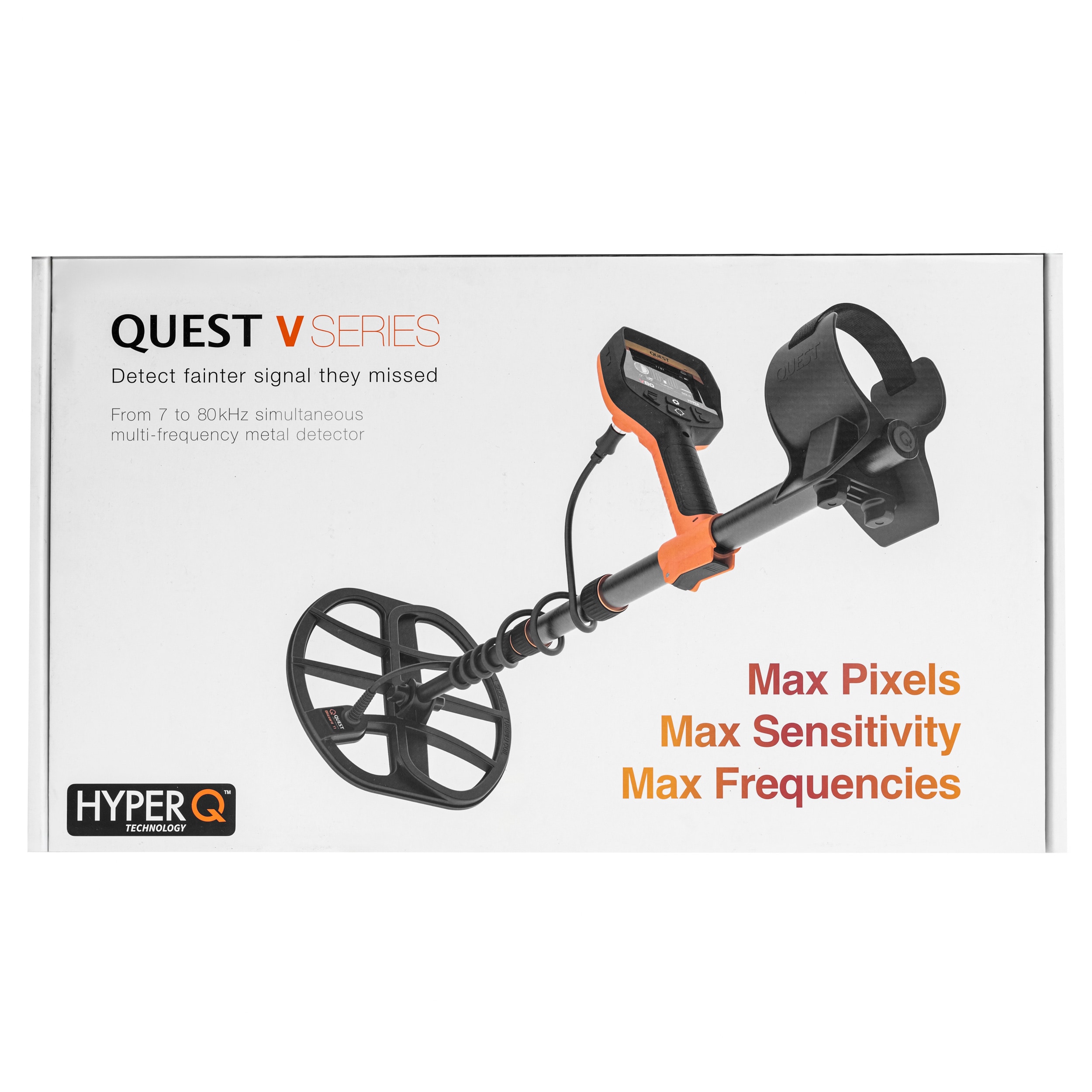 Detector de metale Quest V80 + Quest Xpointer Max Magic Holster