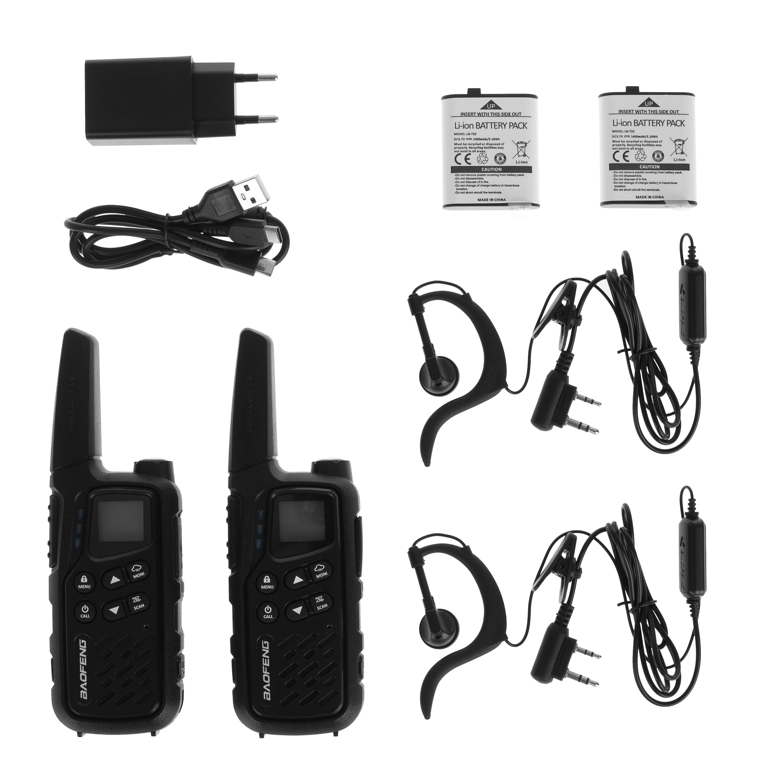 Radiotelefon Baofeng BF-25E PMR 2 buc. - Black