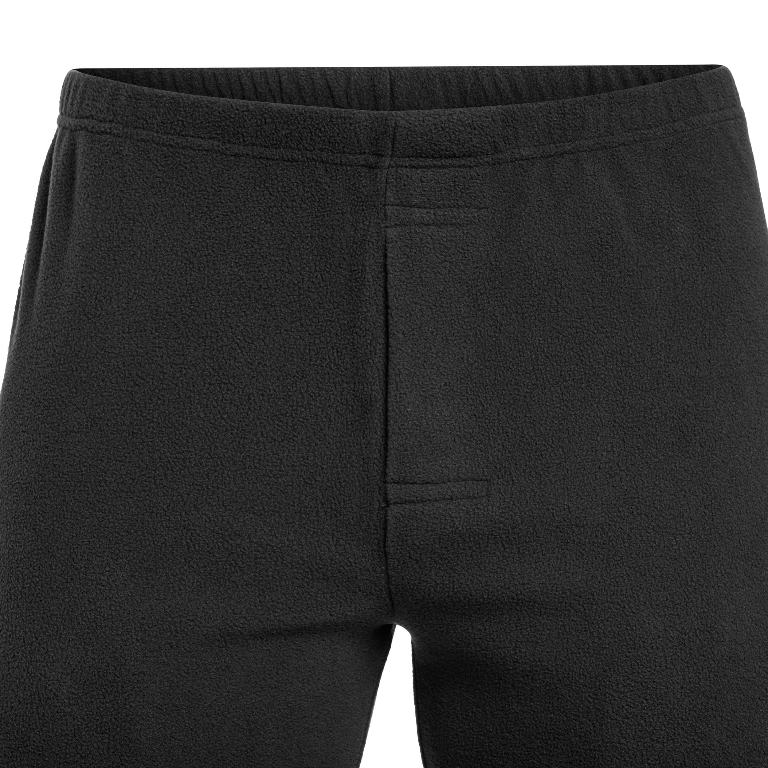 Lenjerie de corp din polar Mil-Tec Black - set