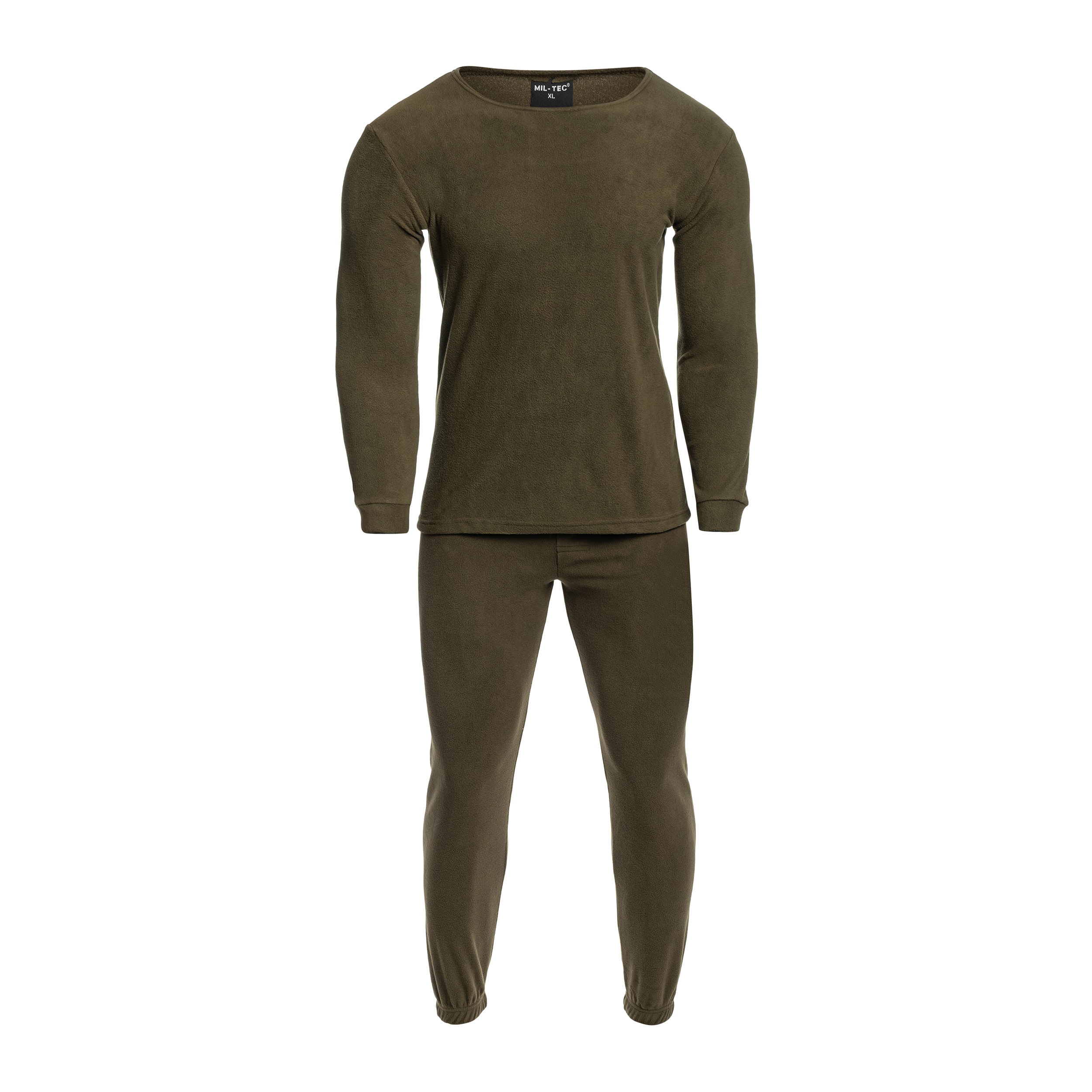 Lenjerie de corp din polar Mil-Tec olive - set