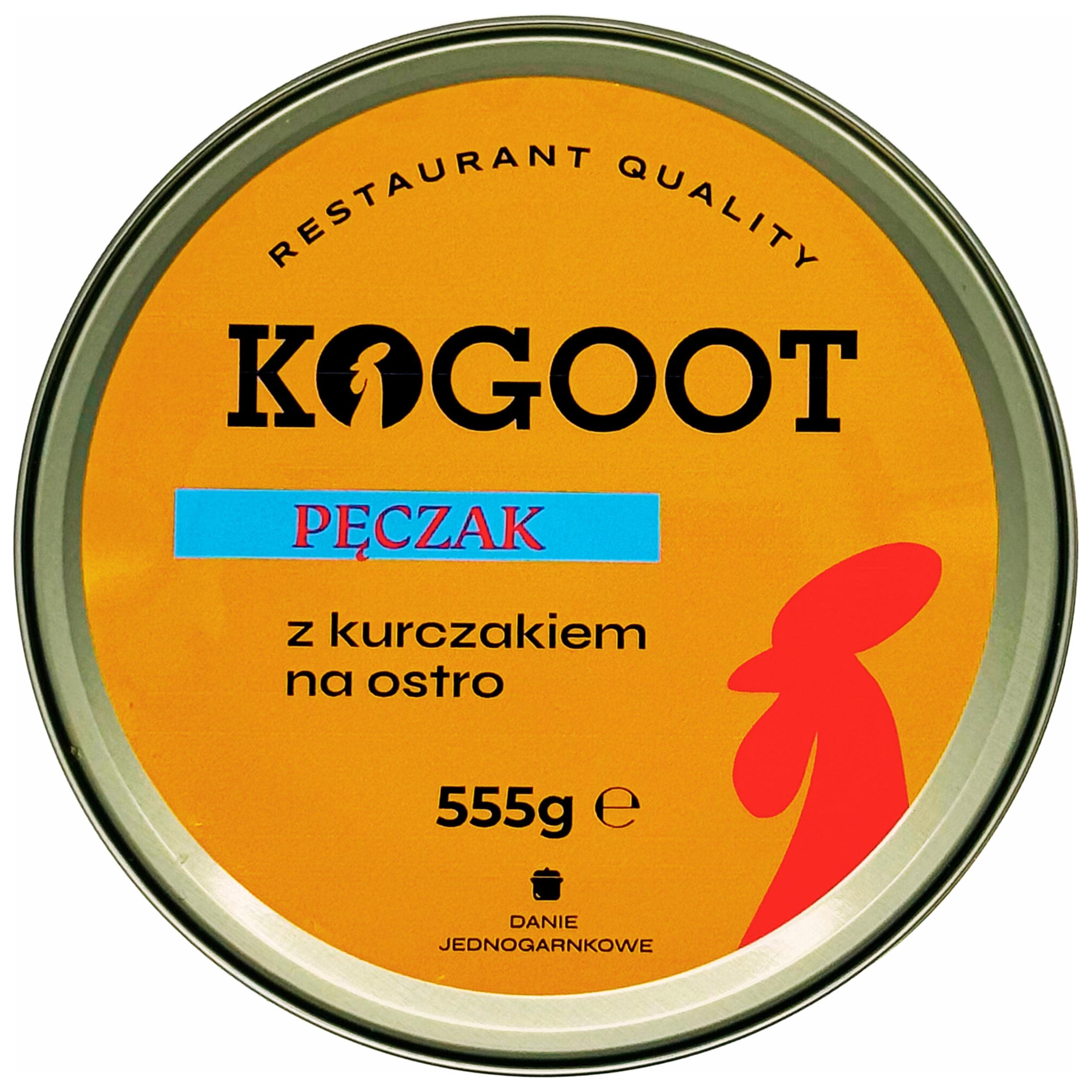 Conservă alimentară Kogoot - Pui picant cu crupe de perlă 500 g