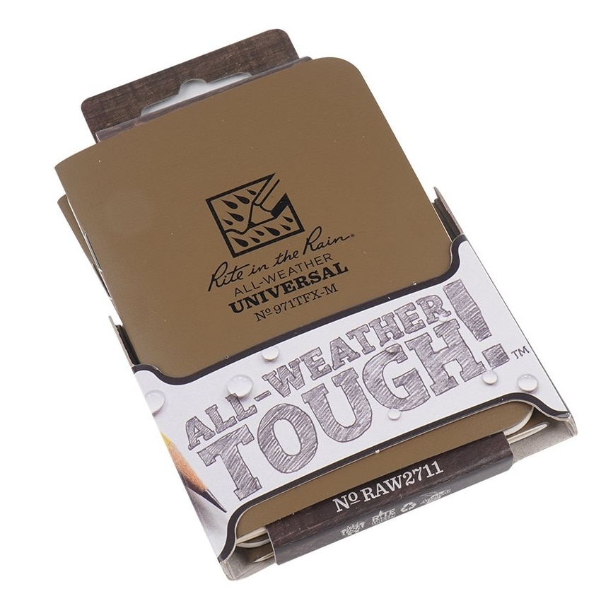 Carnet impermeabil Rite in the Rain 3 1/4x4 5/8'' 3 buc. - Bronz