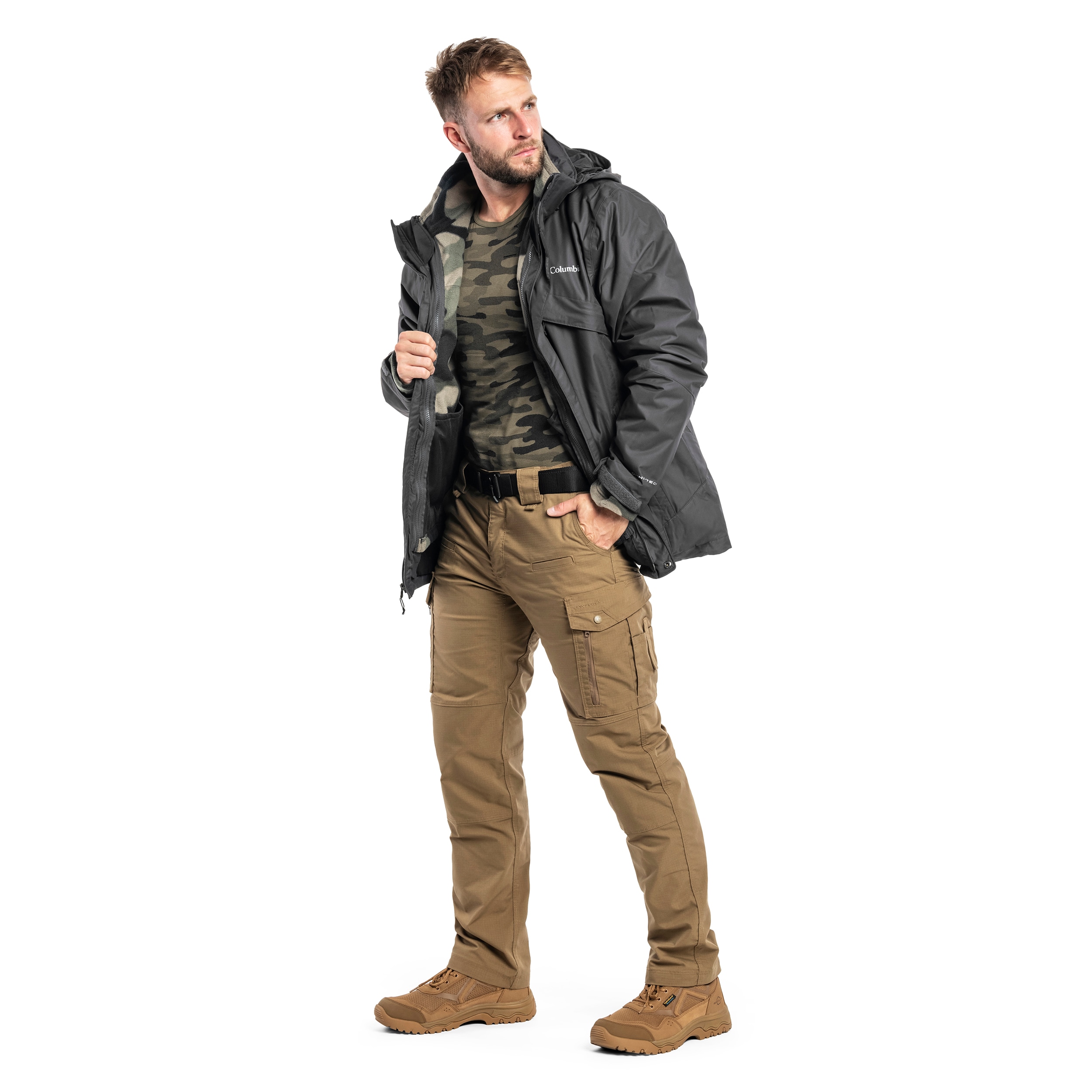 Geacă Columbia Bugaboo II Fleece Interchange - Shark