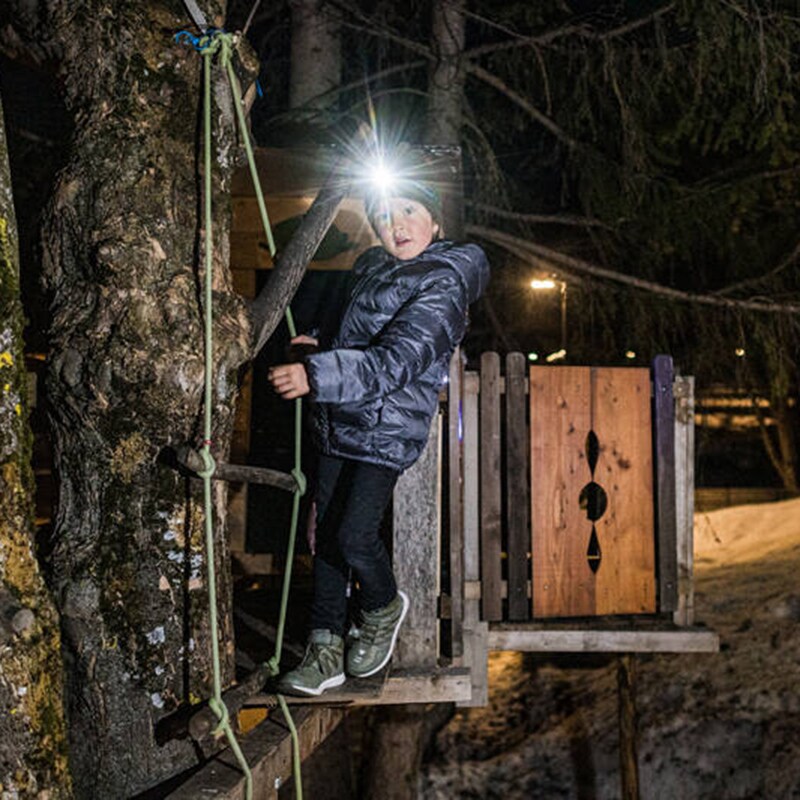 Lanternă frontală Ledlenser KidLed 2 Green - 40 lumeni