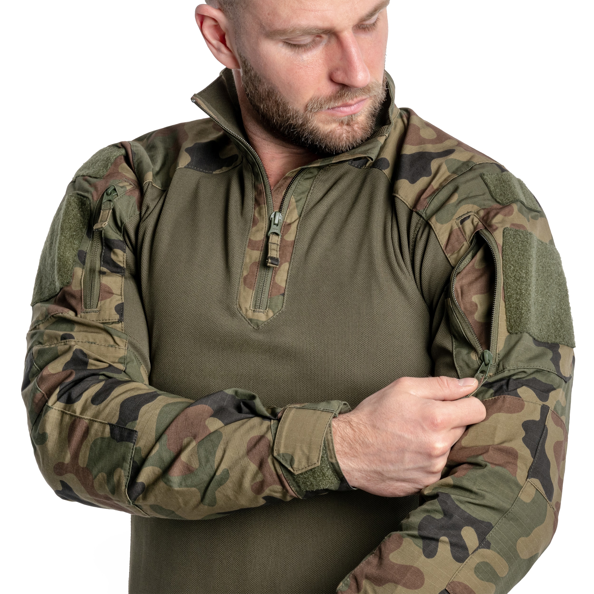 Bluză Helikon MCDU Combat Shirt NyCo Rip-Stop - wz.93 Pantera PL Woodland