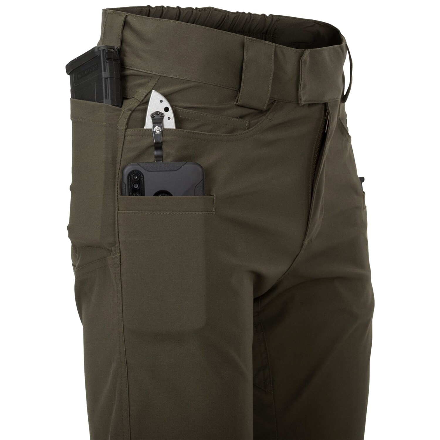 Pantaloni scurți Helikon Greyman Tactical Shorts DuraCanvas - Taiga Green