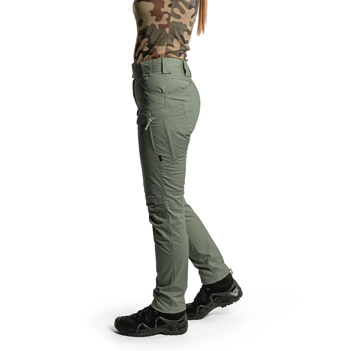 Pantaloni de damă Helikon Women's UTP Resized PolyCotton Rip-Stop - Olive Drab