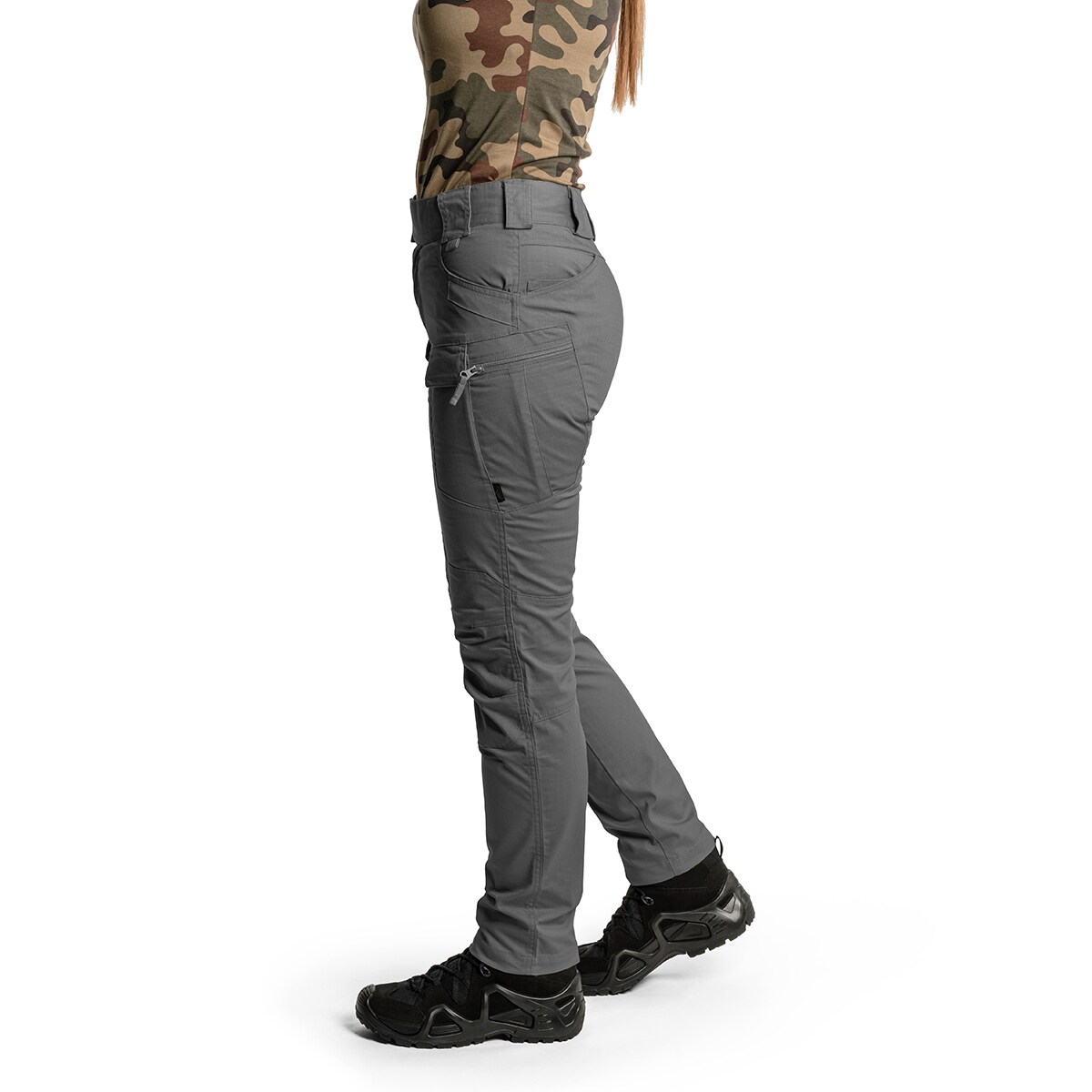 Pantaloni de damă  Helikon Women's UTP Resized PolyCotton Rip-Stop - Shadow Grey