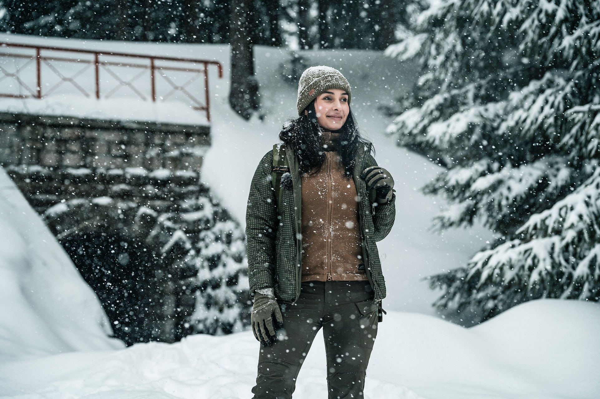 Mănuși Helikon Impact Duty Winter Mk2 - Olive Green/Black