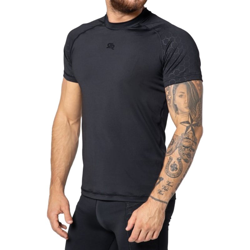 Tricou termoactiv Rough Radical Stone - Black