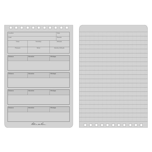 Carnet impermeabil Rite in the Rain 4x6