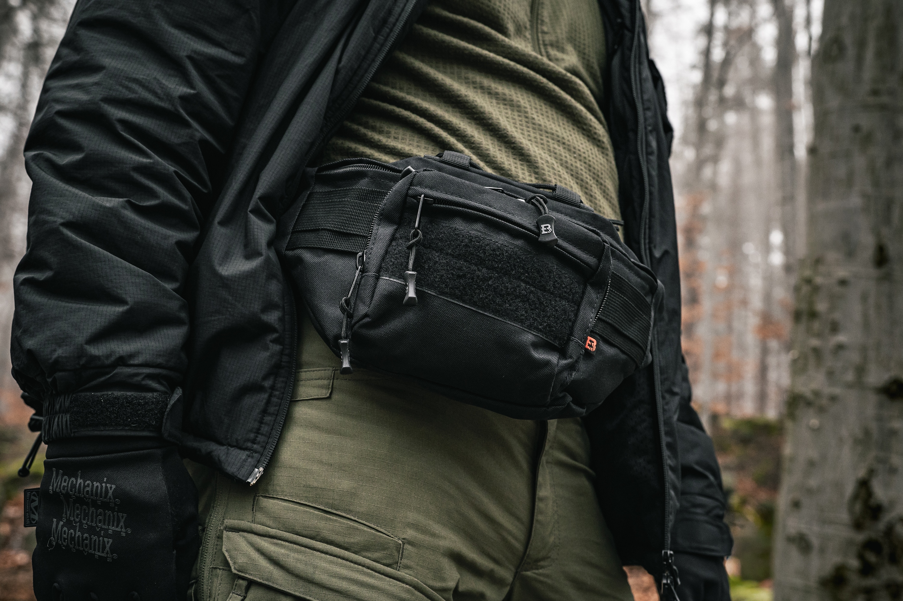 Geantă pentru șold Badger Outdoor Farley - Neagră