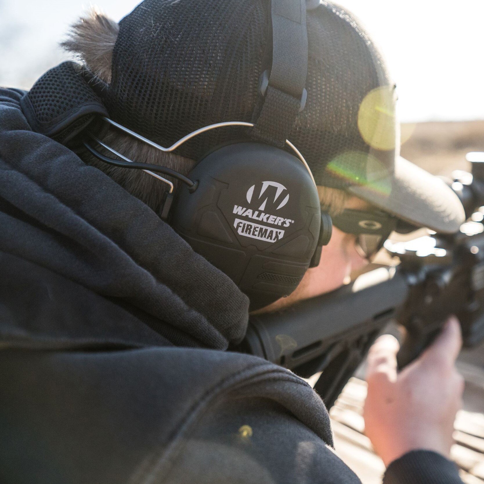 Protecție auditivă activă Walker's Firemax Muff Behind The Neck