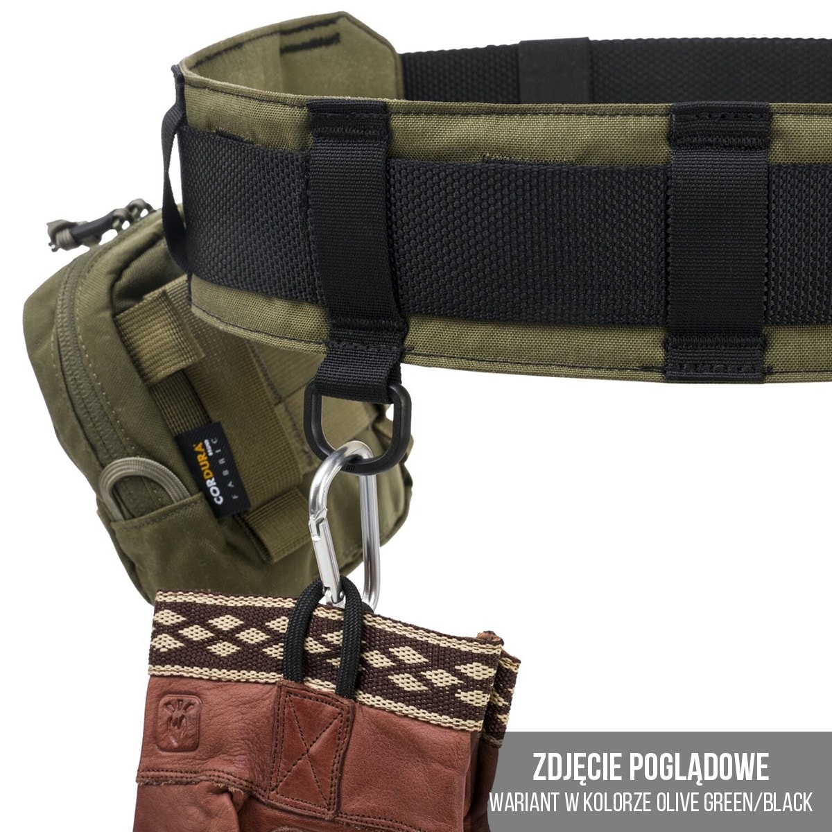 Centură tactică Helikon Forester - Earth Brown/Black