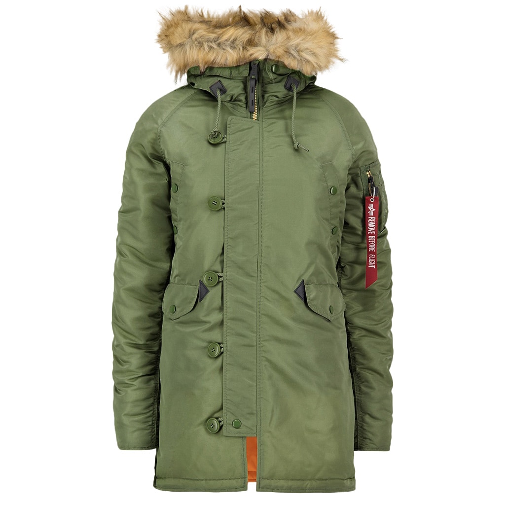 Geacă de damă Alpha Industries N3B VF 59 - Sage Green