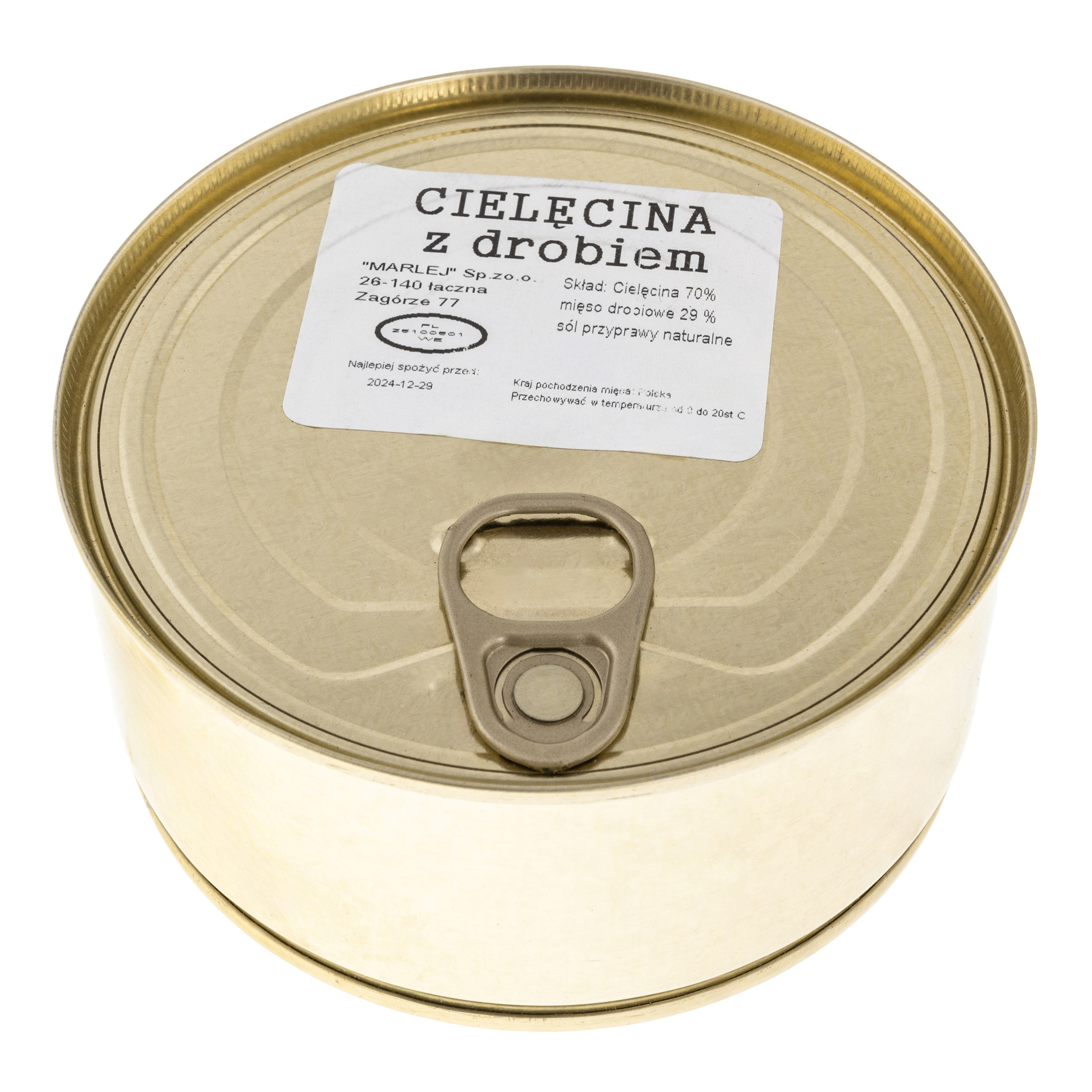 Conservă alimentară Marlej - Carne de vițel și pasăre 300 g