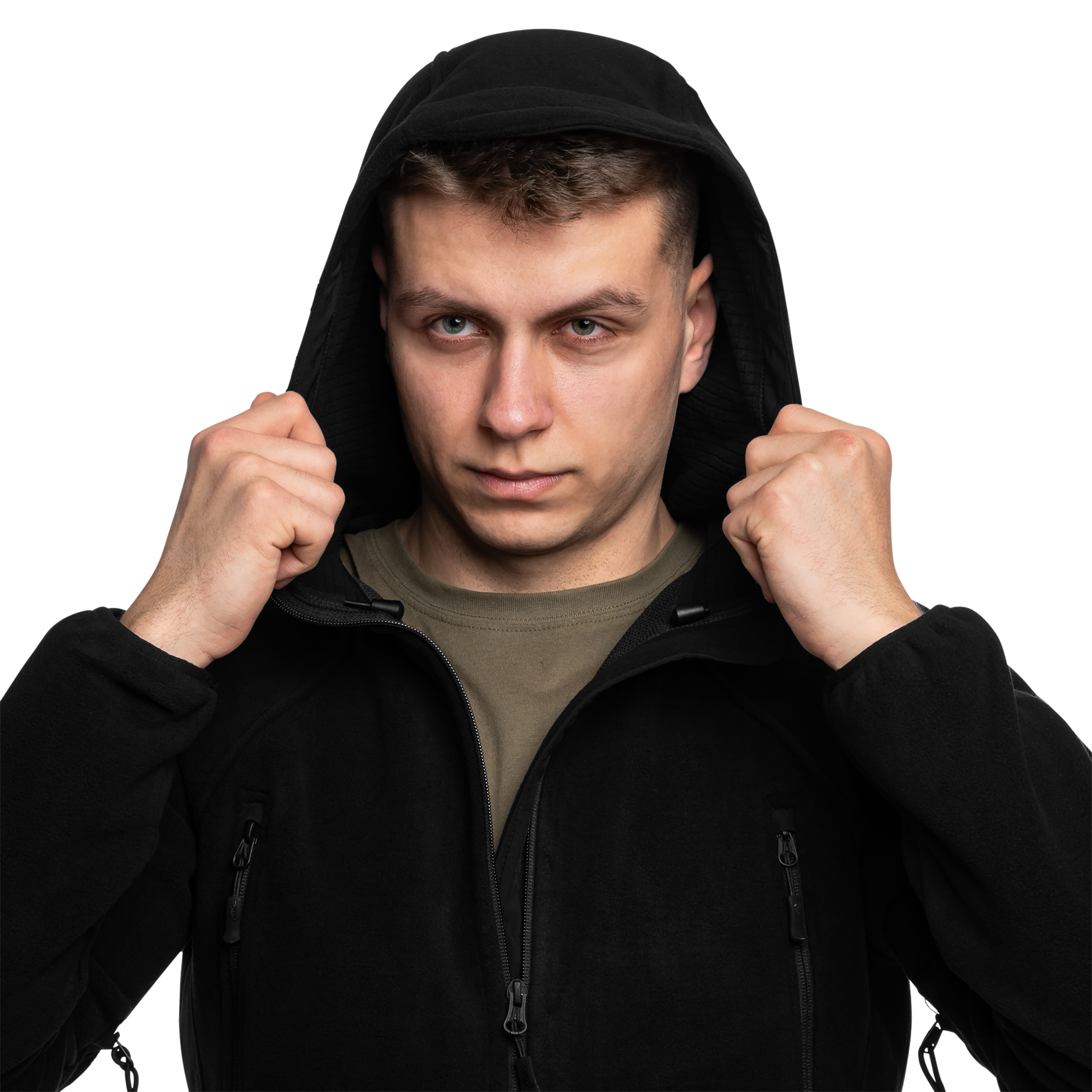 Jachetă Helikon Patriot Mk2 Hybrid Fleece - Black