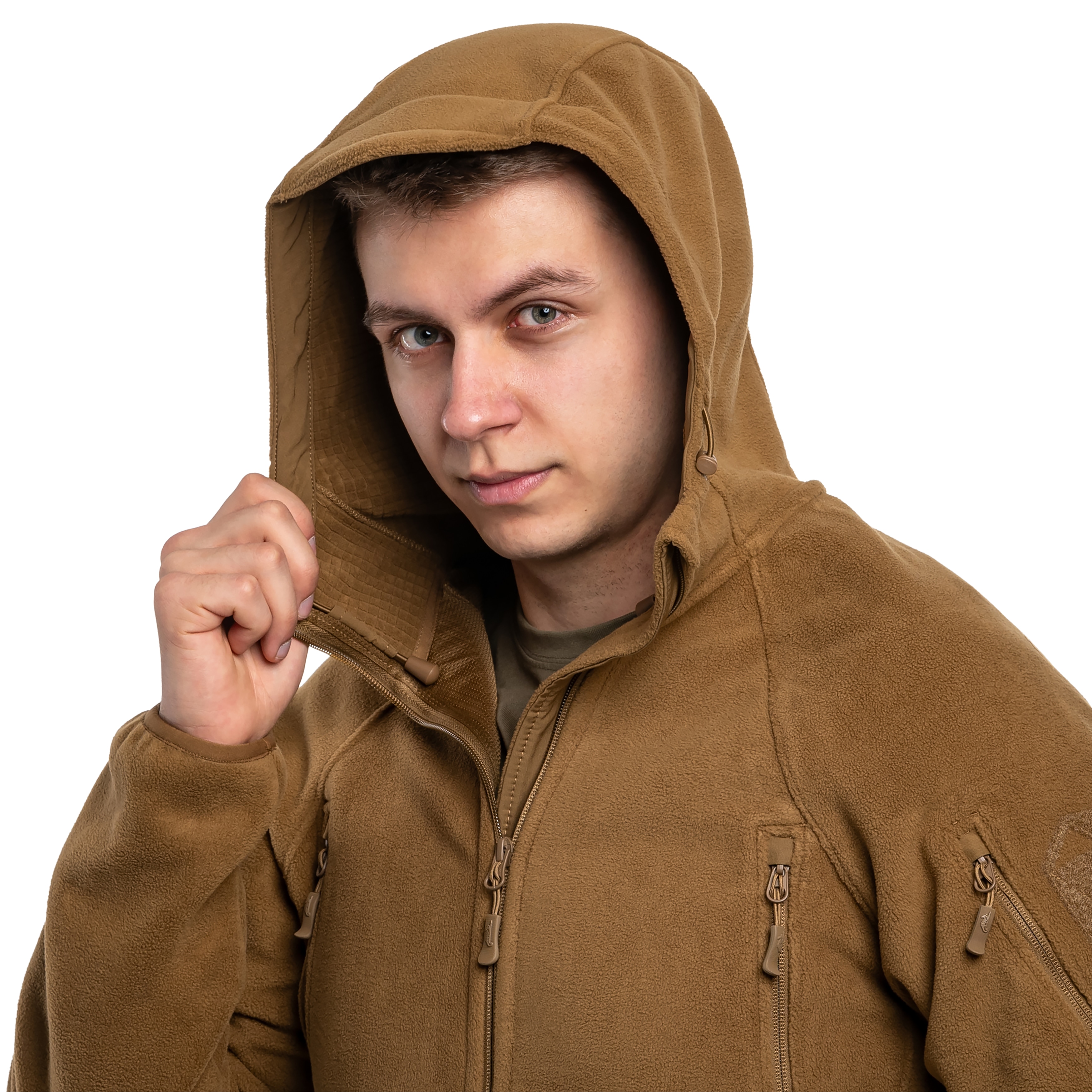 Jachetă Helikon Patriot Mk2 Hybrid Fleece - Coyote