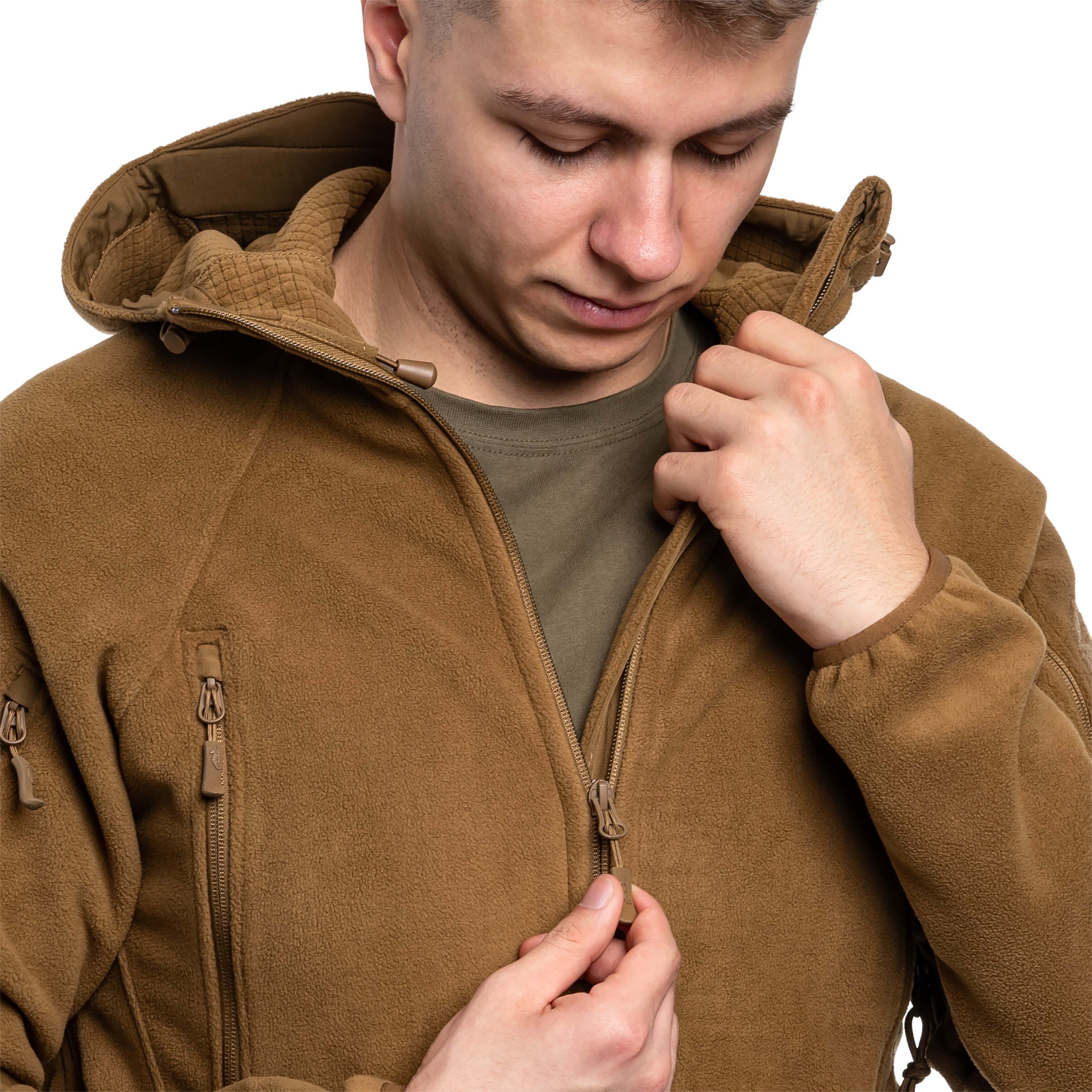 Jachetă Helikon-Tex Patriot Mk2 Hybrid Fleece - Coyote