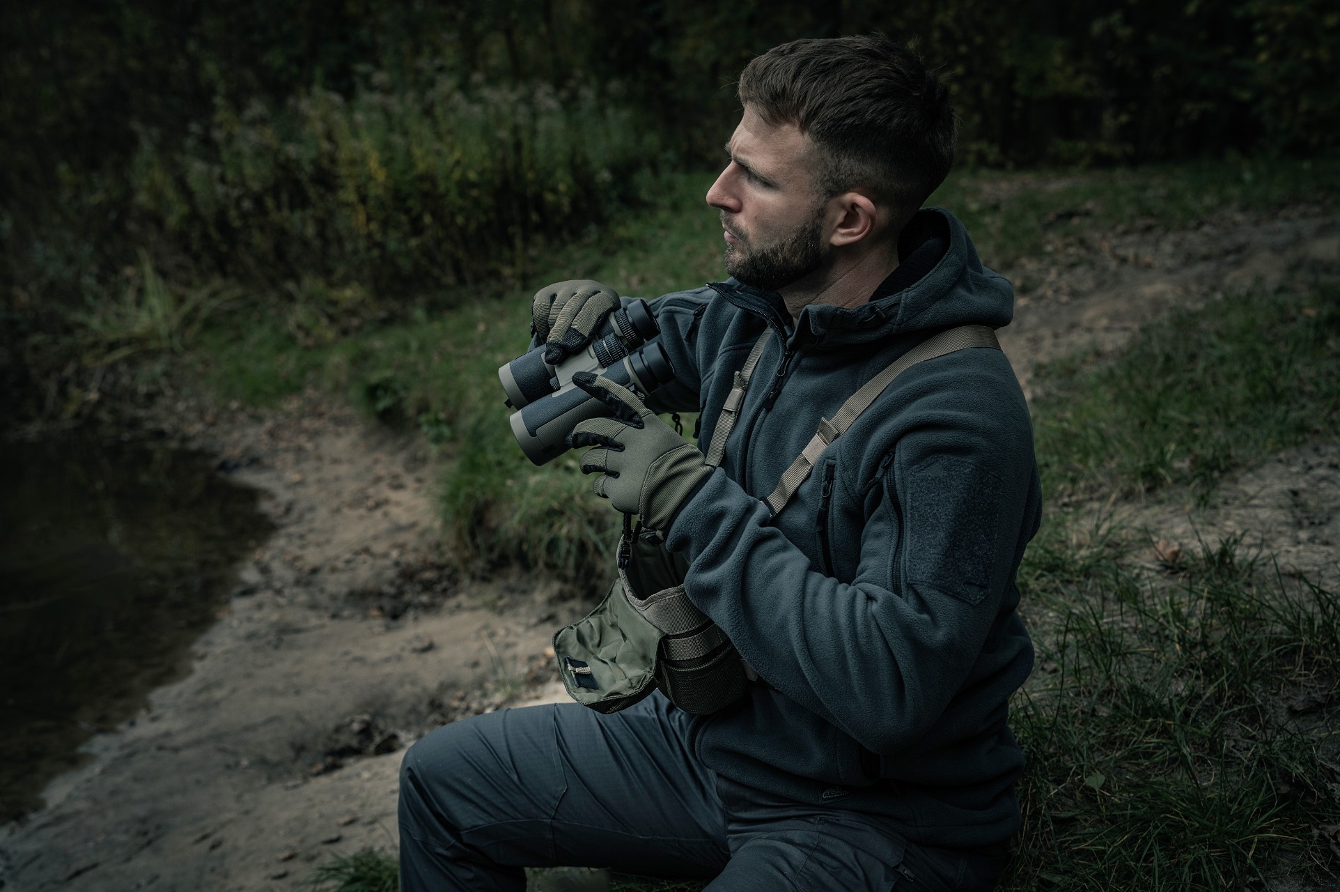 Jachetă Helikon Patriot Mk2 Hybrid Fleece - Shadow Grey/Black