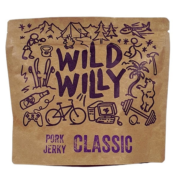 Carne de porc uscată Wild Willy Pork Jerky Classic - 100 g