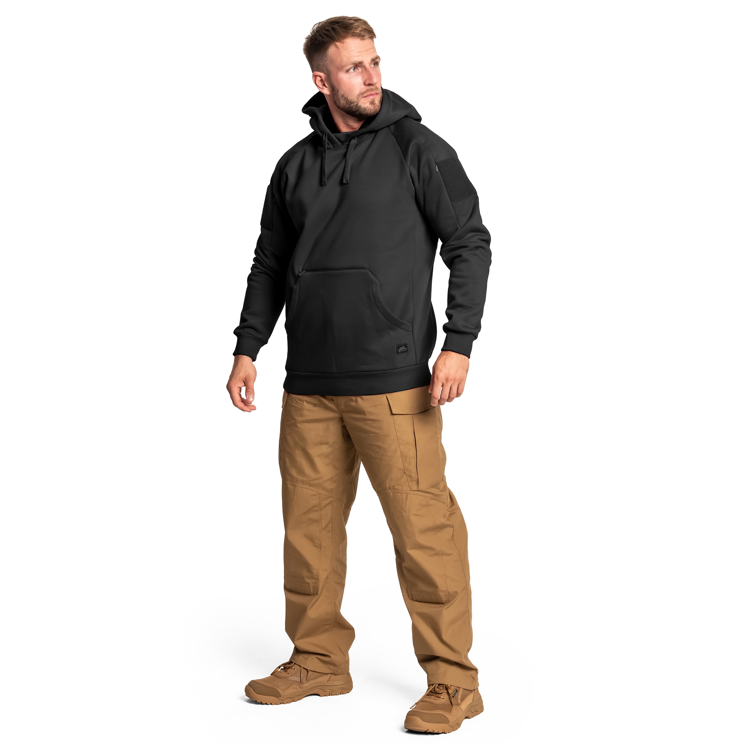 Bluză Helikon Urban Tactical Hoodie Lite Kangaroo - Black