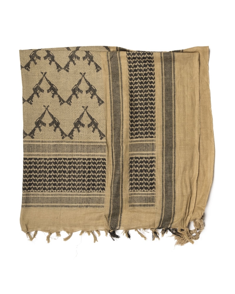 Eșarfă de protecție tip Arafat Mil-Tec Rifles - Coyote/Black