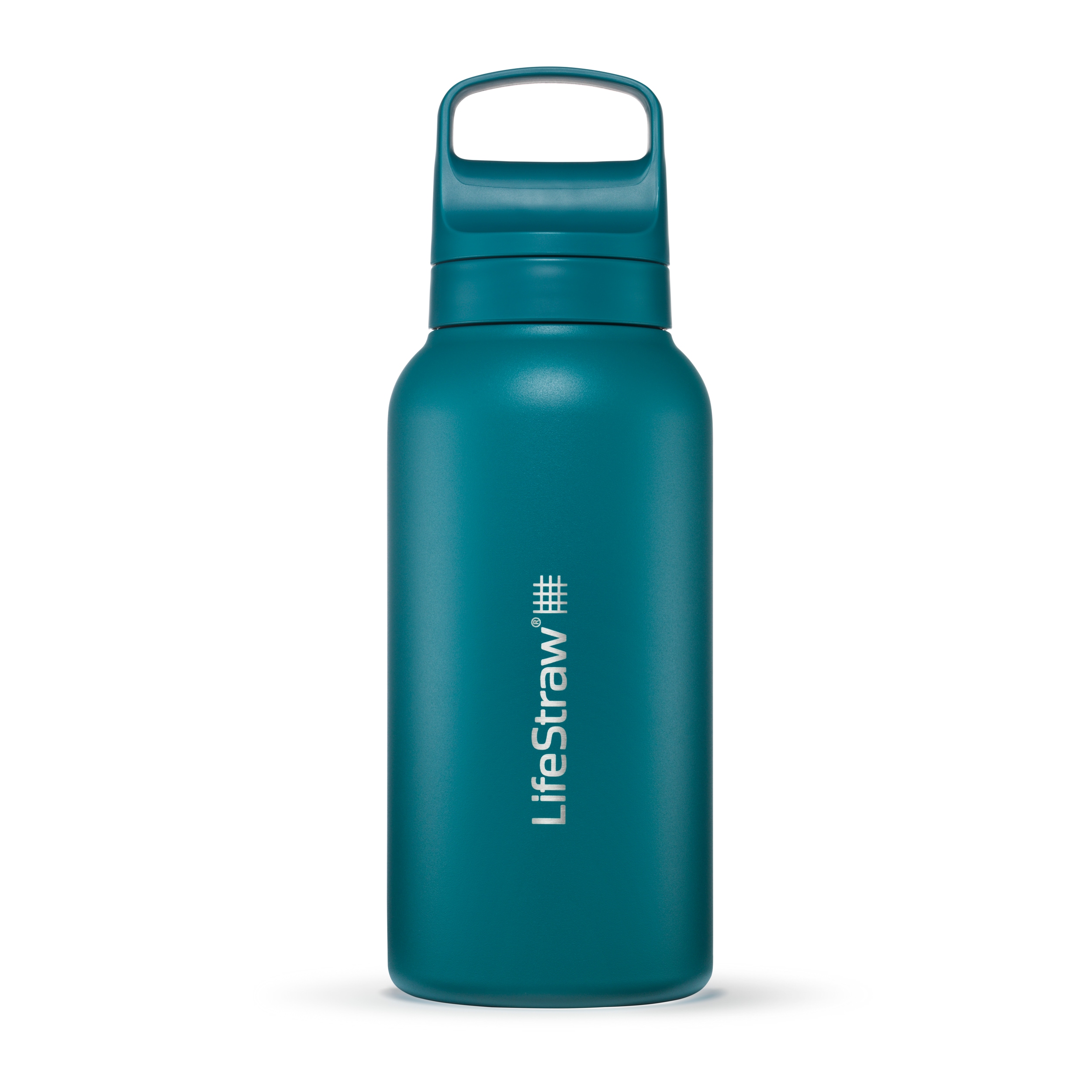Sticlă cu filtru LifeStraw Go 2.0 Stainless Steel 1000 ml - Laguna Teal