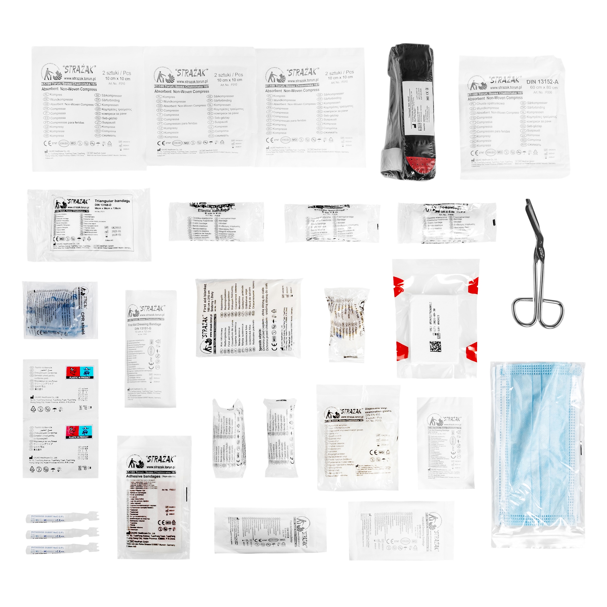 Rucsac de urgență 17 cu echipament 28 l - Gri