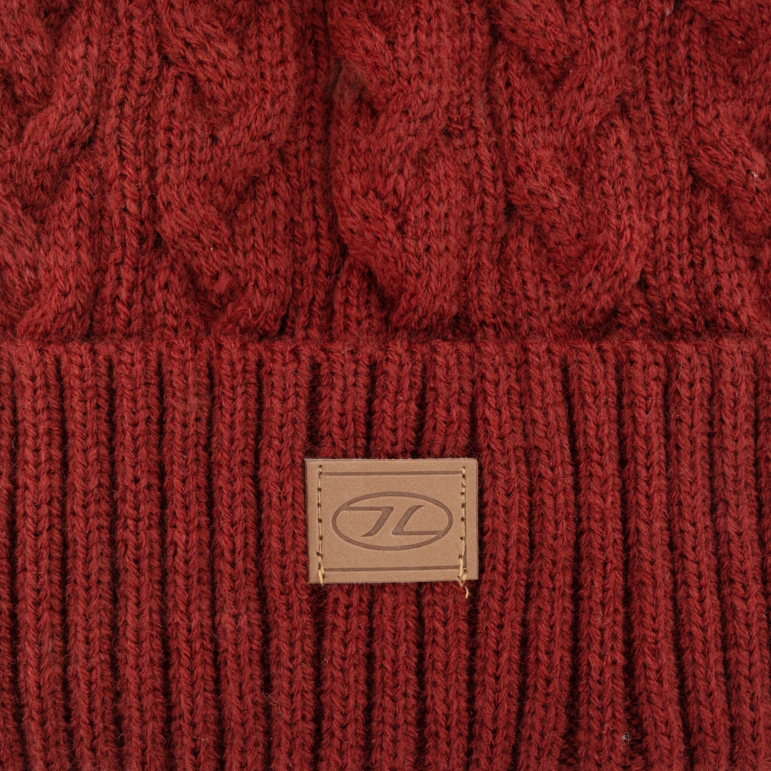 Căciulă Highlander Outdoor Beira Lined Bobble Hat - Dark Red