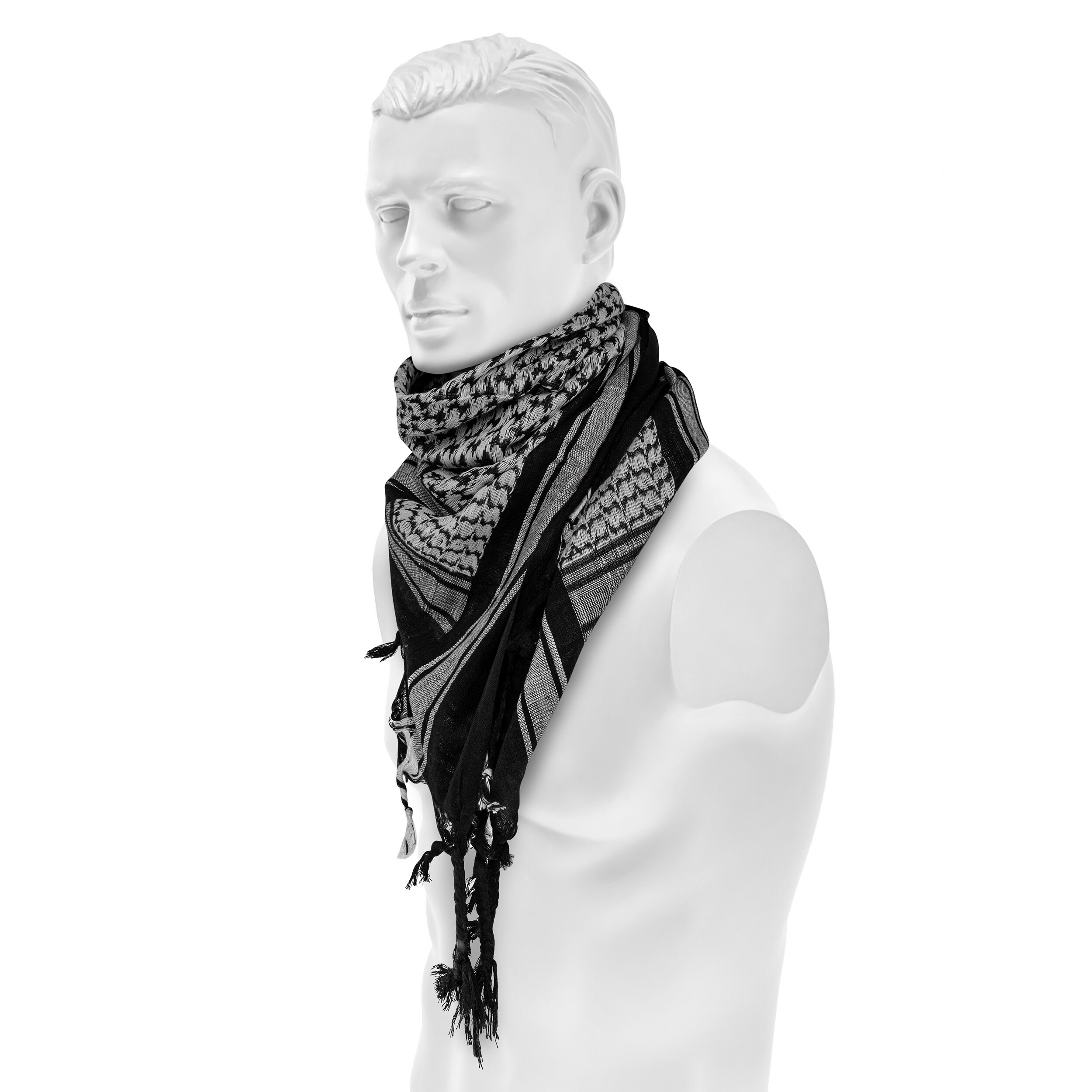 Eșarfă de protecție tip Arafat Mil-Tec - Black/White